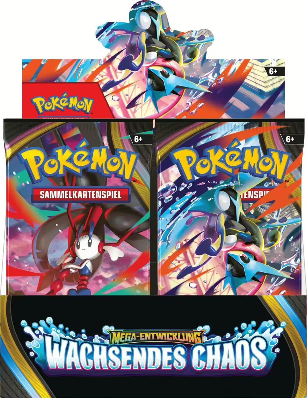 Pokémon – Mega-Entwicklung – Wachsendes Chaos Booster Display (Deutsch)