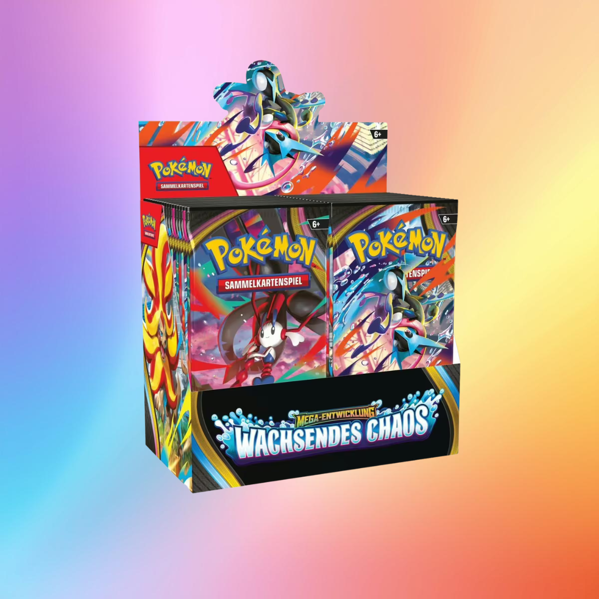 Pokémon – Mega-Entwicklung – Wachsendes Chaos Booster Display (Deutsch)