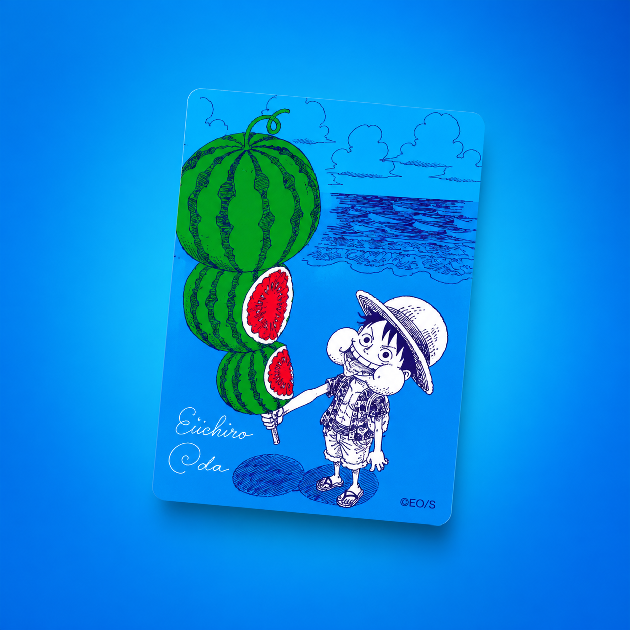 One Piece – Luffy Watermelon Metakira Promo Card (Natsu Comi 2026)