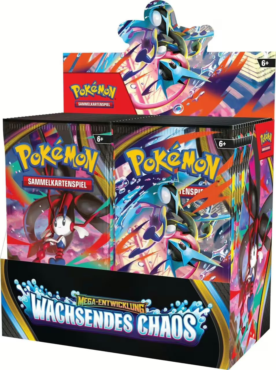 Pokémon – Mega-Entwicklung – Wachsendes Chaos Booster Display (Deutsch)