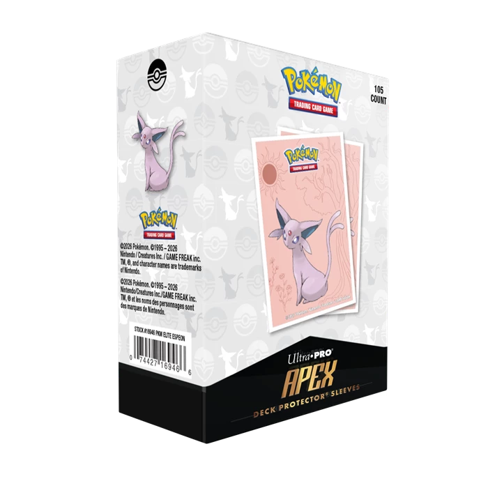 Ultra Pro Pokémon Espeon APEX Deck Protector Sleeves – 105 Stück