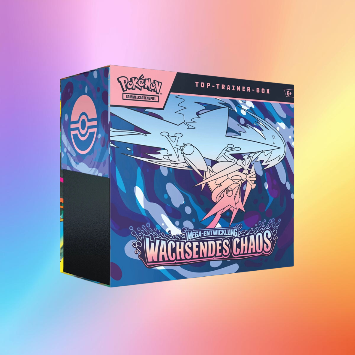 Pokémon – Mega-Entwicklung – Wachsendes Chaos Top-Trainer-Box (Deutsch)