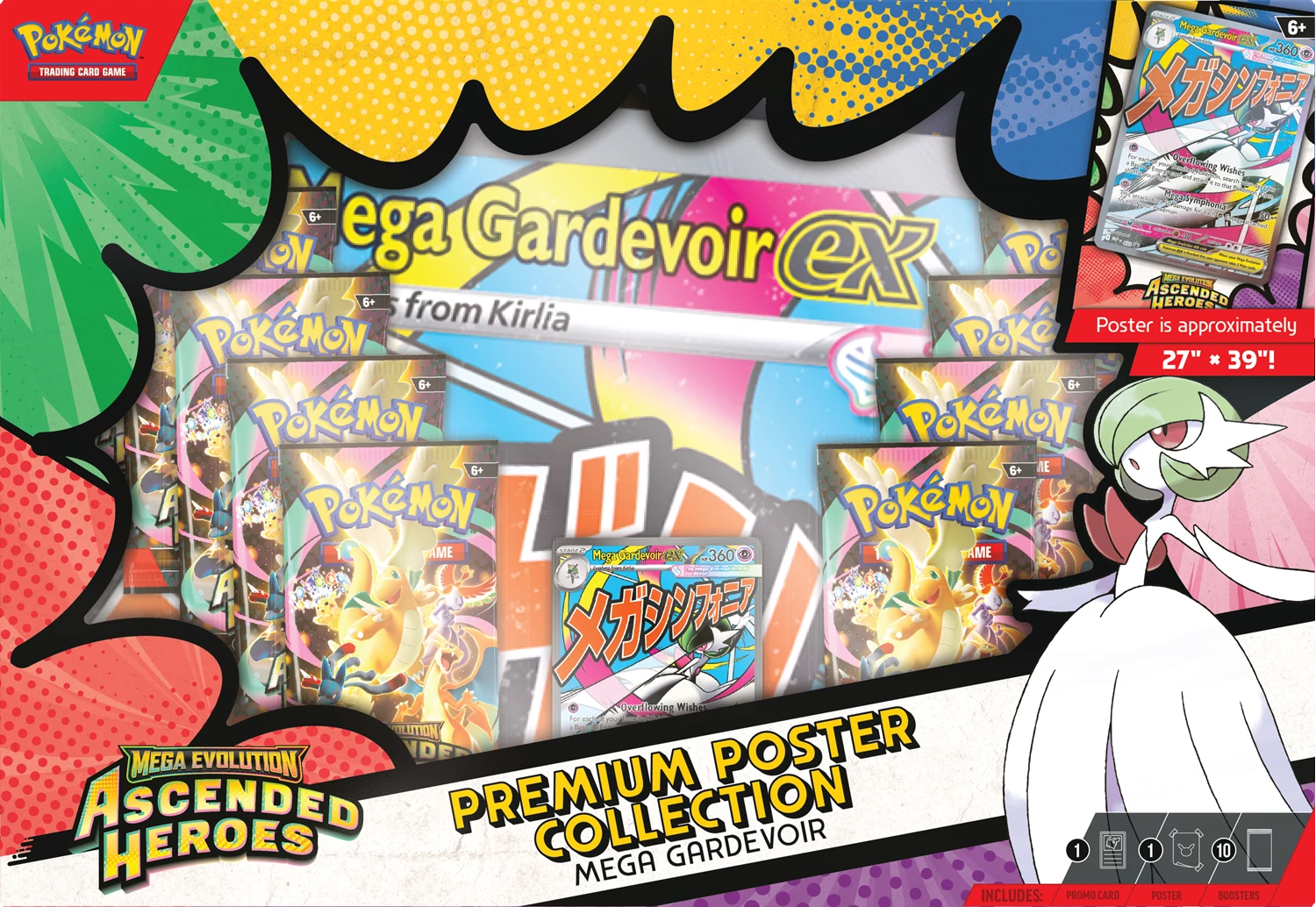 pokémon mega evolution ascended heroes premium poster collection pokémon mega evolution ascended heroes premium poster collection