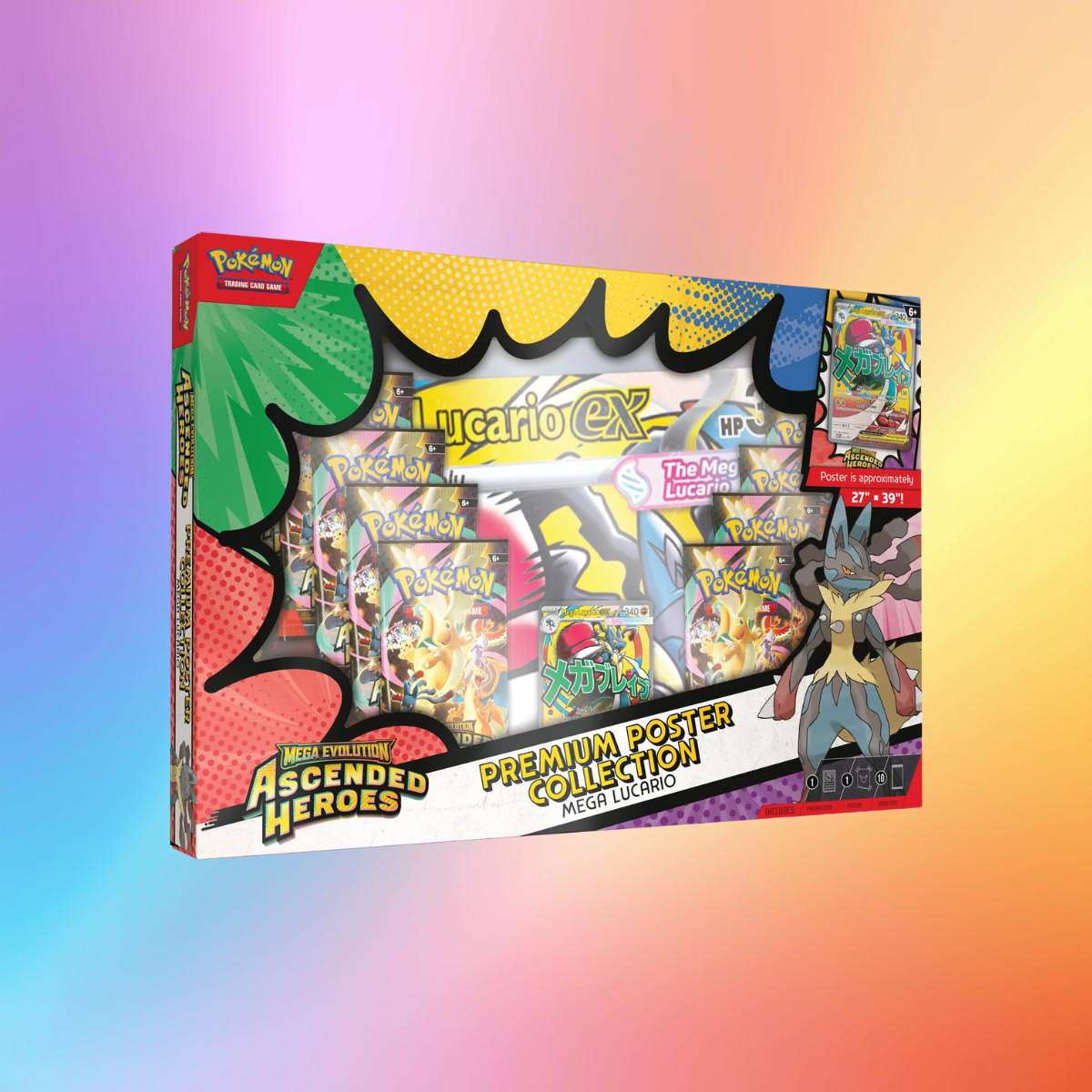 pokémon mega evolution ascended heroes premium poster collection pokémon mega evolution ascended heroes premium poster collection